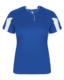 Alleson Athletic 6176 Women's Striker Placket at GotApparel