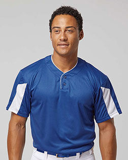 Alleson Athletic 7976 Men's Striker Placket at GotApparel