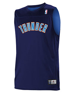 Alleson Athletic A105LA Men NBA Logo'd Reversible Game Jersey at GotApparel