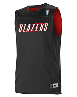 Alleson Athletic A105LA Men NBA Logo'd Reversible Game Jersey at GotApparel