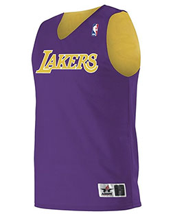 Alleson Athletic A115LA Men NBA Logo'd Reversible Jersey at GotApparel