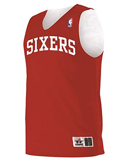 Alleson Athletic A115LA Men NBA Logo'd Reversible Jersey at GotApparel