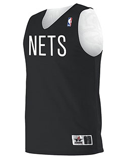 Alleson Athletic A115LY Boys Youth NBA Logo'd Reversible Jersey at GotApparel