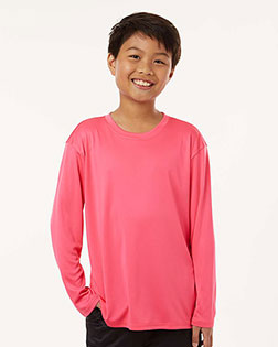 AllPro 48400Y Youth Pro-Lock Performance Long Sleeve T-Shirt at GotApparel