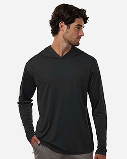 AllPro 48510 Unisex Pro-Lock Performance Hooded Long Sleeve T-Shirt at GotApparel