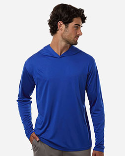 AllPro 48510 Unisex Pro-Lock Performance Hooded Long Sleeve T-Shirt at GotApparel