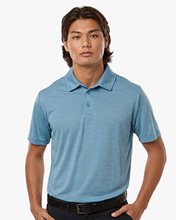 AllPro 4HM00 Men's Performance Mélange Polo at GotApparel