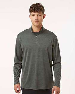 AllPro 4HM700 Men's Performance Mélange Quarter-Zip Pullover at GotApparel