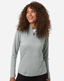 AllPro 4HM70L Women's Pro-Lock Performance Mlange Quarter-Zip Pullover at GotApparel