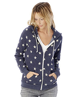 Custom Embroidered Alternative Apparel 09573F2 Ladies 7.7 oz. Adrian Eco-Fleece Hoodie at GotApparel