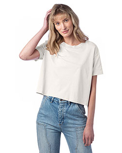 Alternative Apparel 5114C1  Ladies' Go-To Headliner Cropped T-Shirt at GotApparel
