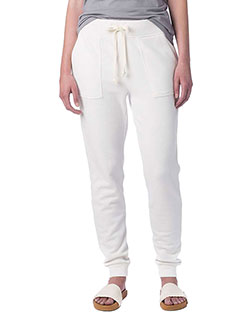 Alternative Apparel 8632 Women 's Long Weekend Mineral Wash French Terry Joggers at GotApparel