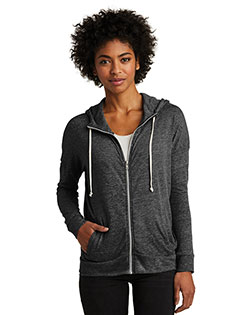 Custom Embroidered Alternative Apparel AA2896 Women 4.13 oz. Eco-Jersey Cool-Down Zip Hoodie at GotApparel