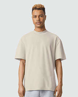 American Apparel 1PQ Unisex Mockneck Pique T-Shirt at GotApparel