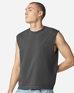American Apparel 207GD Unisex Heavyweight Cotton Garment-Dyed Mid-Length Muscle Tee at GotApparel