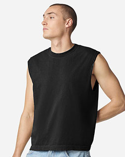 American Apparel 207GD Unisex Heavyweight Cotton Garment-Dyed Mid-Length Muscle Tee at GotApparel