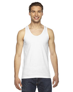 American Apparel 2408 Men 4.3 oz Fine Jersey USA Made Tank at GotApparel
