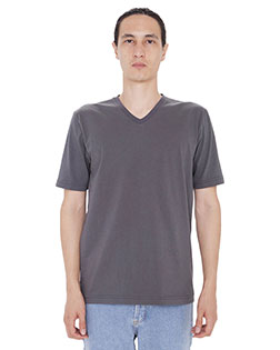 American Apparel 24321W Men 4.3 oz FINE JERSEY SHORT SLEEVE CLASSIC V-NECK at GotApparel