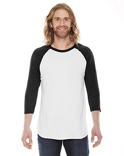 American Apparel BB453 PolyCotton Baseball Raglan Tee at GotApparel