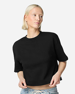American Apparel FTCB0 Women's French Terry Mid-Length Boxy Top at GotApparel