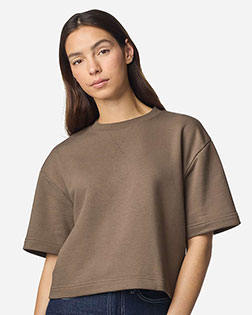 American Apparel FTCB0 Women's French Terry Mid-Length Boxy Top at GotApparel