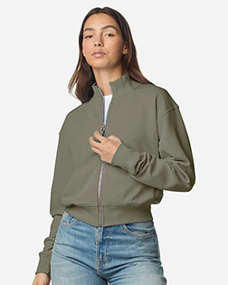 American Apparel FTJ00 Women's French Terry Full-Zip Jacket at GotApparel