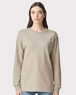 American Apparel 9410 Unisex Super Heavyweight Long Sleeve Pocket Tee at GotApparel