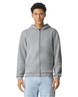 American Apparel RF497  ReFlex Fleece Unisex Full Zip Hoodie at GotApparel