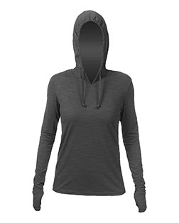 Anetik WSBRZH0 Women's Breeze Tech Hooded Long Sleeve T-Shirt at GotApparel