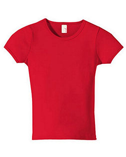 Anvil 1441 Women 1x1 Baby Rib Scoop T-Shirt at GotApparel