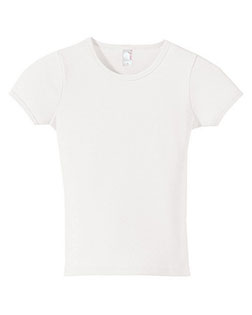 Anvil 1441 Women 1x1 Baby Rib Scoop T-Shirt at GotApparel