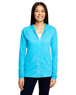 Anvil 6759L Women Tri-Blend Full-Zip Jacket at GotApparel