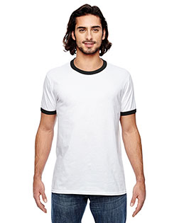 Anvil 988AN Adult Lightweight Ringer T-Shirt at GotApparel