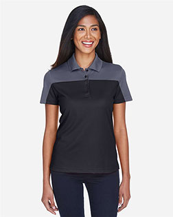 Core 365 CE101W Women Balance Colorblock Performance Pique Polo at GotApparel