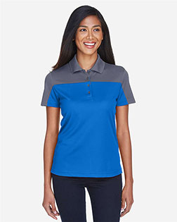 Core 365 CE101W Women Balance Colorblock Performance Pique Polo at GotApparel
