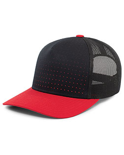 Augusta 105P Perforated 5-Panel Trucker Snapback Cap at GotApparel