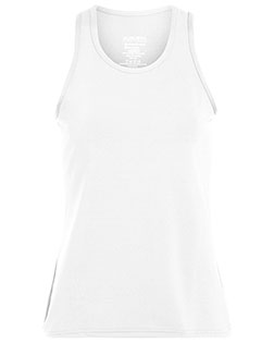 Augusta 1203 Girls Poly/Spandex Solid Racerback Tank at GotApparel