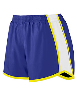 Augusta 1265-C Women's Pulse Team Running Shorts at GotApparel