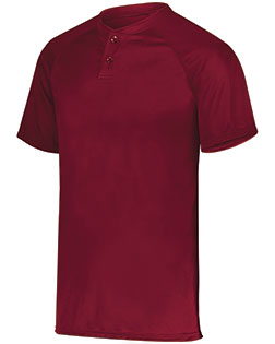 Augusta Sportswear 1565 Attain Wicking Two-Button Baseball Jersey at GotApparel