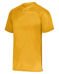 Augusta Sportswear 1565 Attain Wicking Two-Button Baseball Jersey at GotApparel