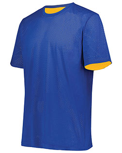 Augusta 1602 Men Short Sleeve Mesh Reversible Jersey at GotApparel