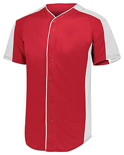 Augusta Sportswear 1655  Full-Button Baseball Jersey at GotApparel
