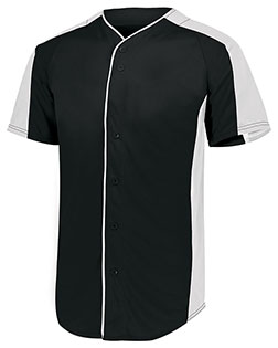 Augusta Sportswear 1656 Youth Full-Button Baseball Jersey at GotApparel