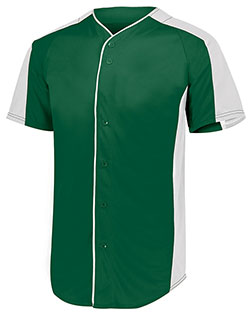 Augusta Sportswear 1656  Youth Full-Button Baseball Jersey at GotApparel