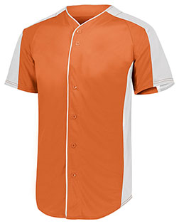 Augusta Sportswear 1656  Youth Full-Button Baseball Jersey at GotApparel