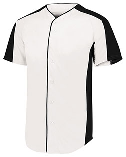 Augusta Sportswear 1656 Youth Full-Button Baseball Jersey at GotApparel