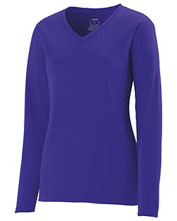 Augusta Sportswear 1788  Ladies NexGen Wicking Long Sleeve Tee at GotApparel