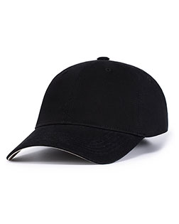 Augusta 220C Brushed Cotton Twill Hook-And-Loop Adjustable Cap at GotApparel