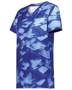 Augusta 222796 Women Stock Cotton-Toucha Poly Tee at GotApparel