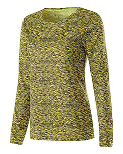 Augusta 229365 Women Ladies Space Dye Shirt Long Sleeve at GotApparel
